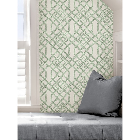 NuWallpaper Green Tanner Peel & Stick Wallpaper